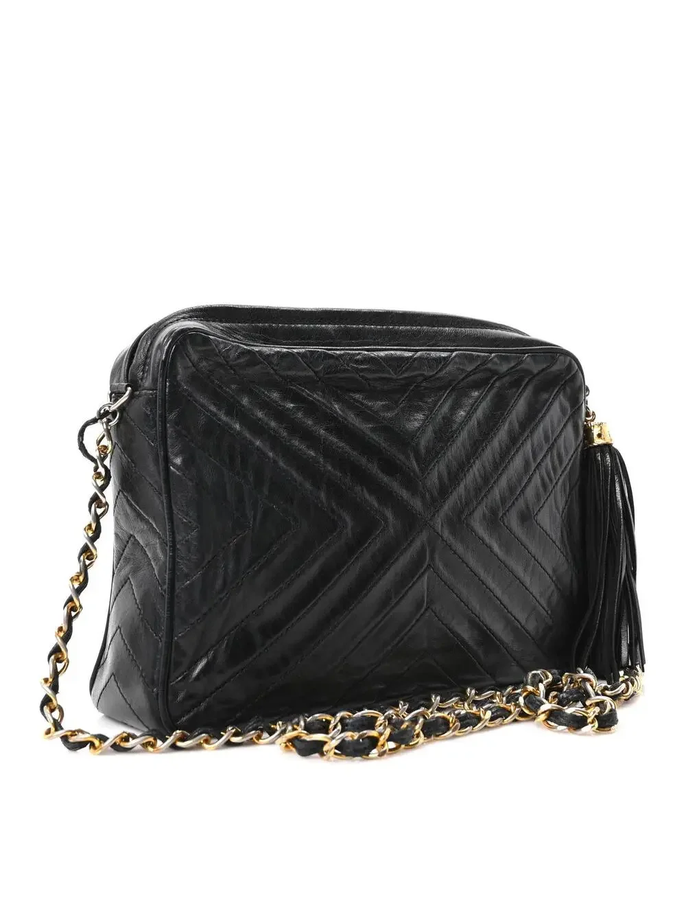 Chanel Lambskin Quilted Cc Tassel #342764C14B